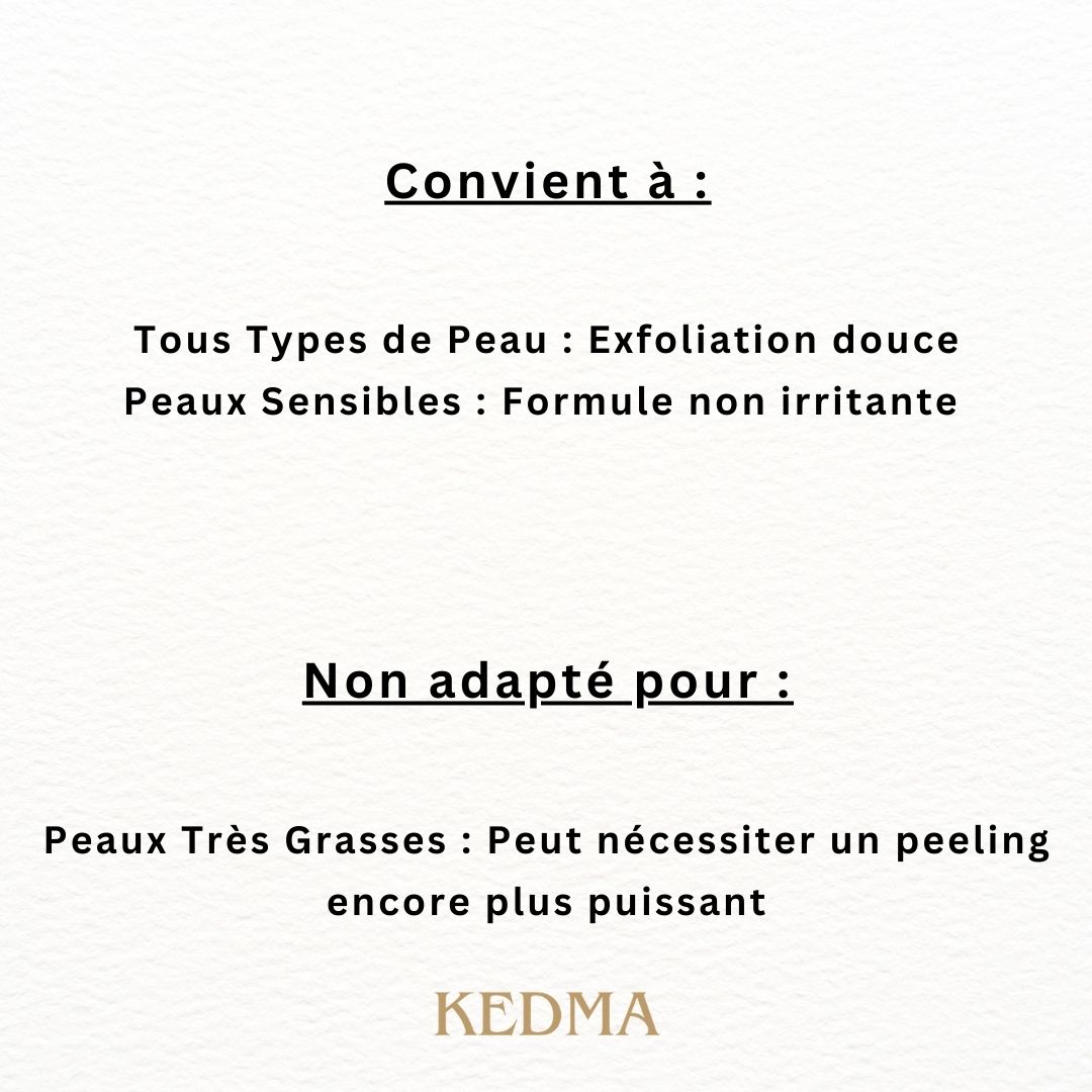 Kedma - Peeling Exfoliant pour le Visage aux Extraits de Fruits