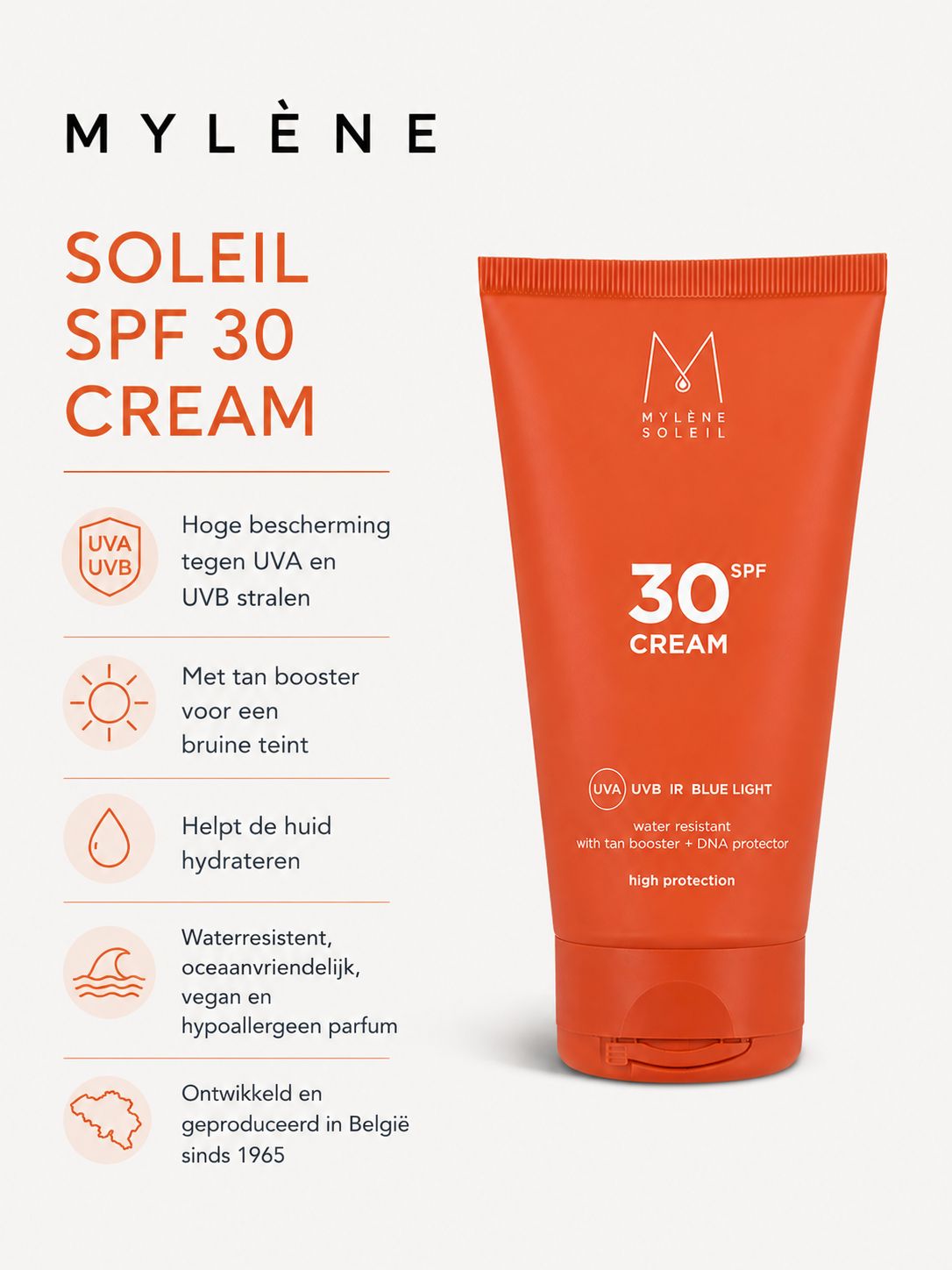 Mylène Soleil SPF 30 Cream | Zonnecrème SPF 30