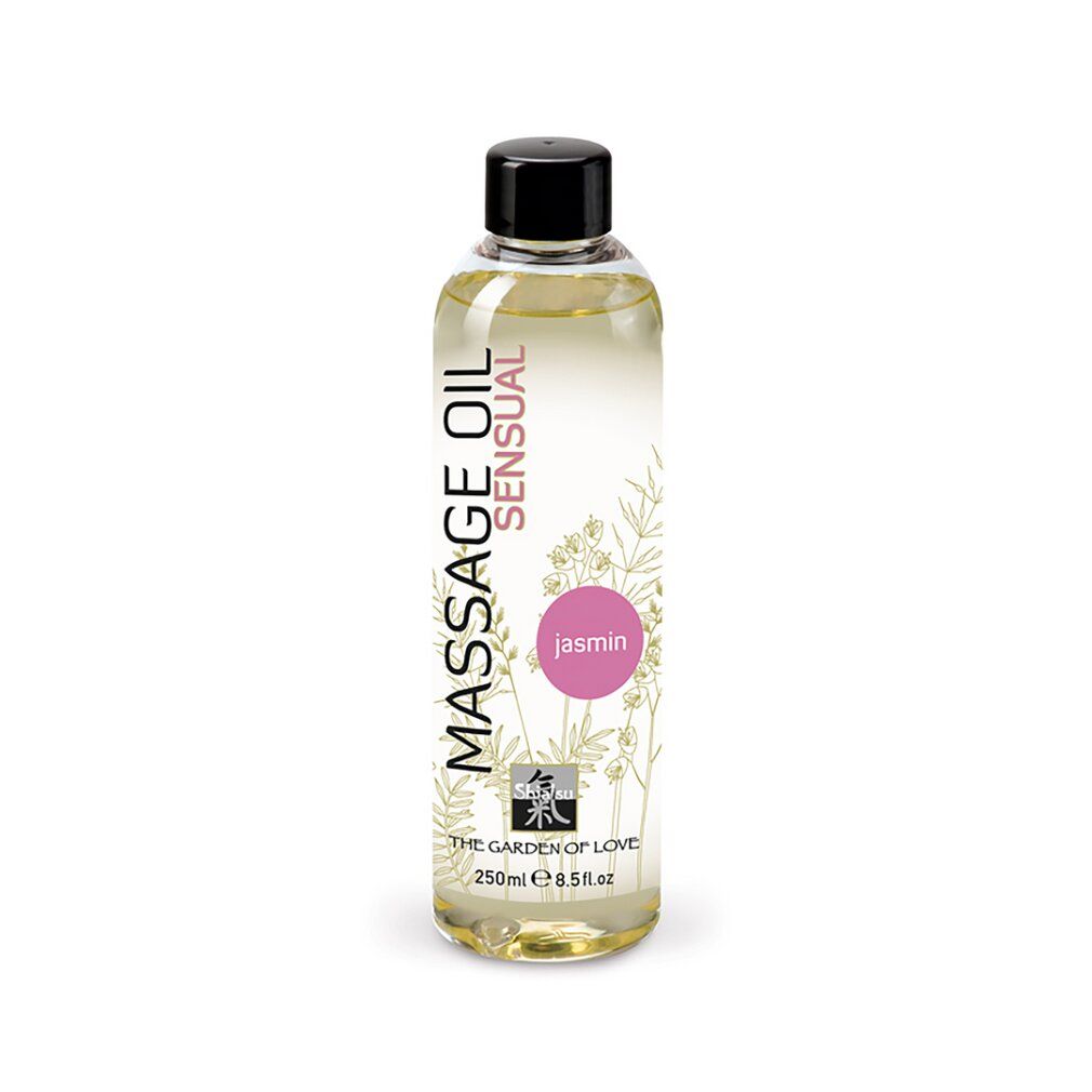 Huile de massage Jasmin, flacon de 250ml.