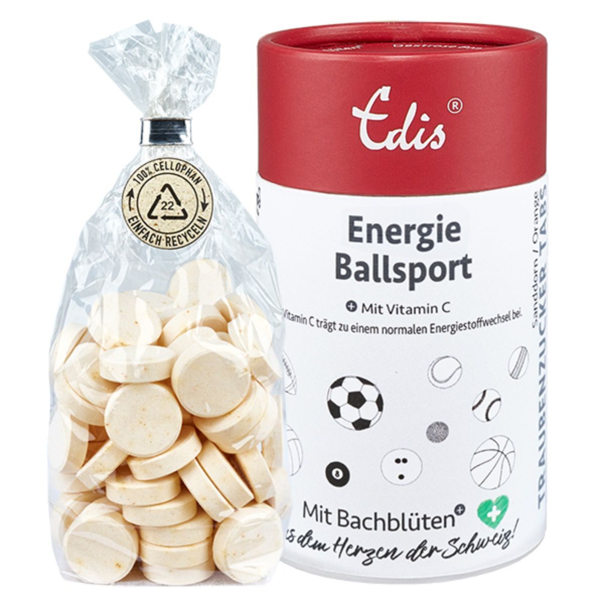 Edis Energie Balsporten Bachbloesem Druivensuiker