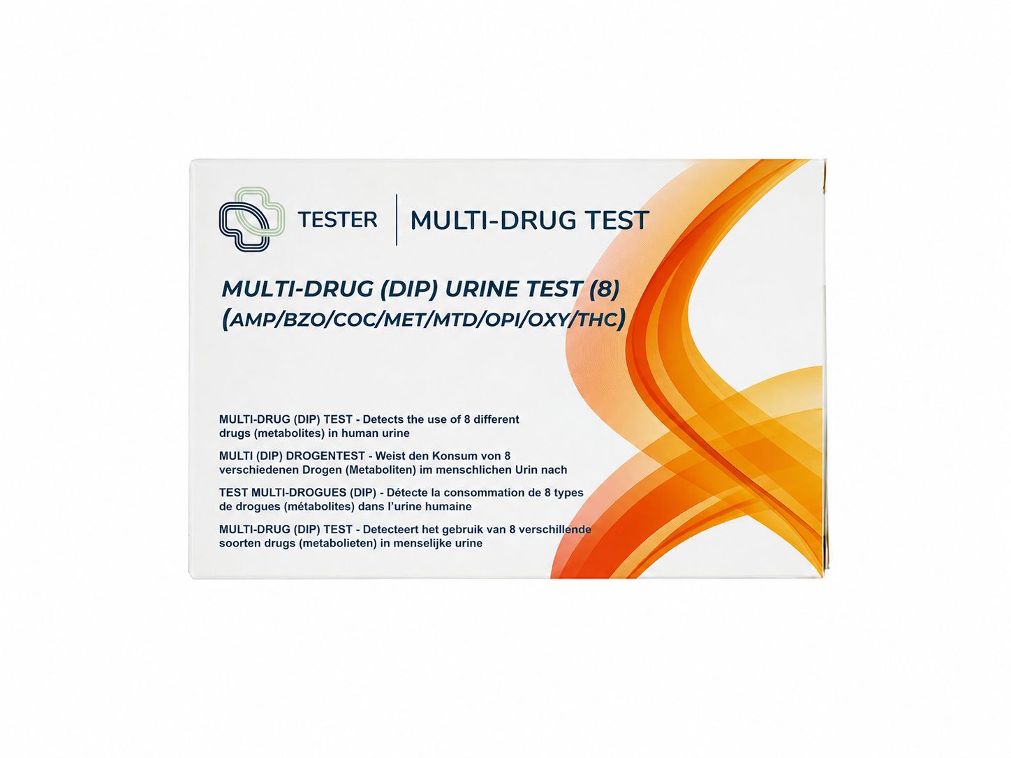 Tester - Multi-Drug 8 Drug Screen Urine Zelftest - resultaat in minuten