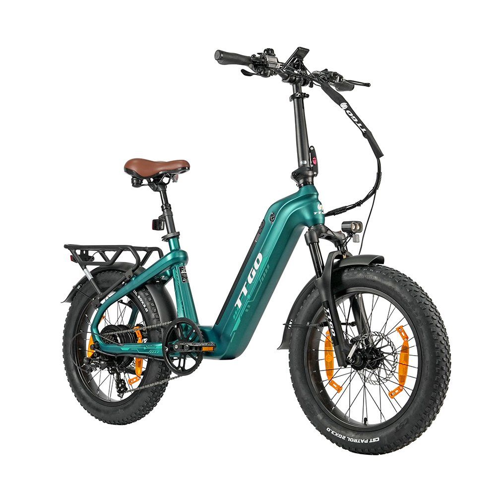 TTGO F8 Vélo électrique en fibre de carbone, batterie intégrée 48 V 18 Ah