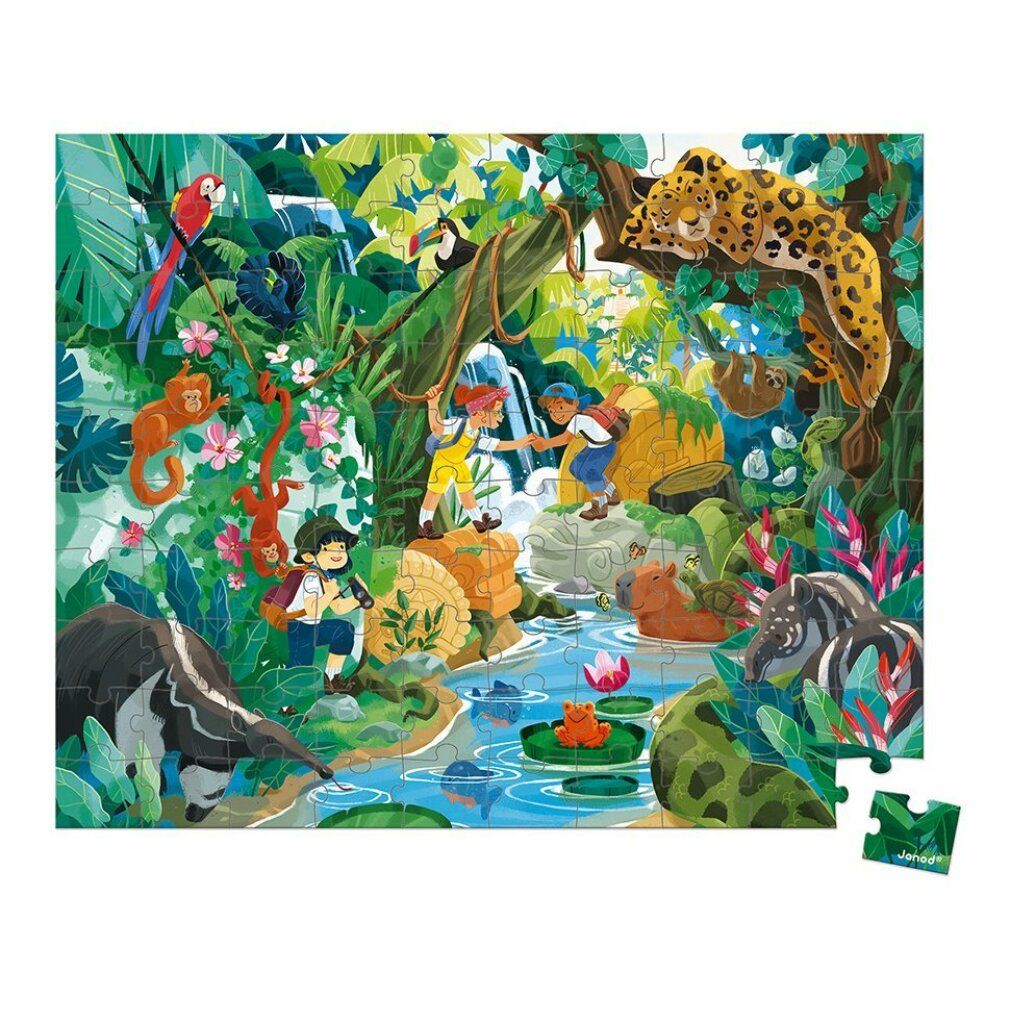 janod Jungle Adventure Puzzel 100 delen