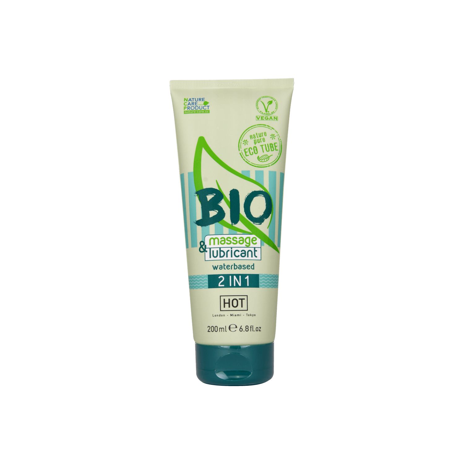 Tube de BIO Massage & Lubrifiant 2EN1, à base d'eau, HOT.