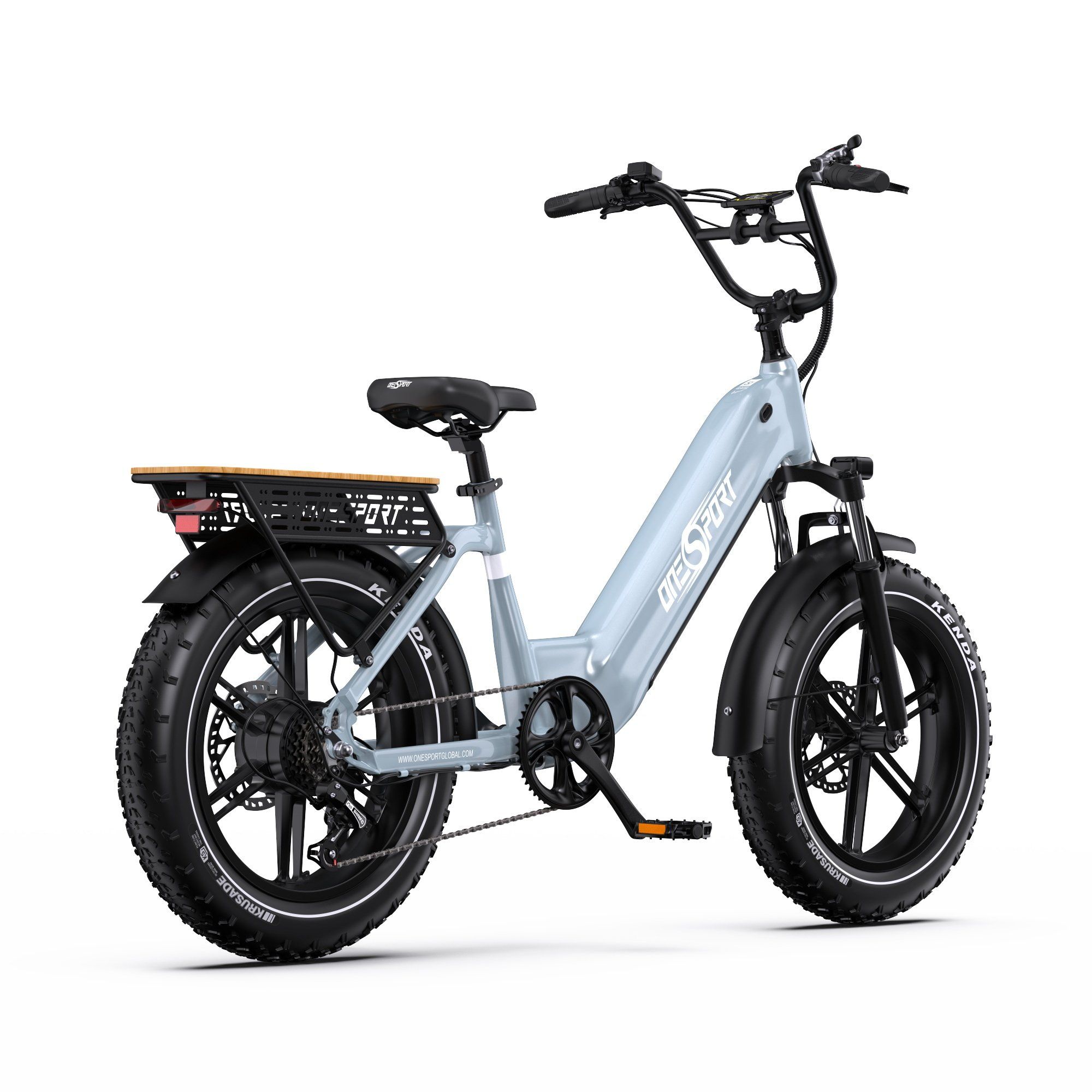 ONESPORT OT08 Vélo électrique tout-terrain - Moteur 500 W - Batterie 48 V 18 Ah