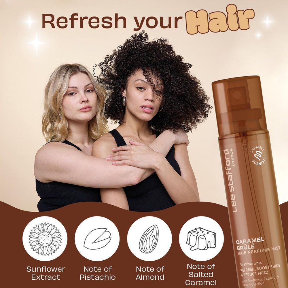 Lee Stafford Caramel Brûlé Hair Perfume Mist – Karamel