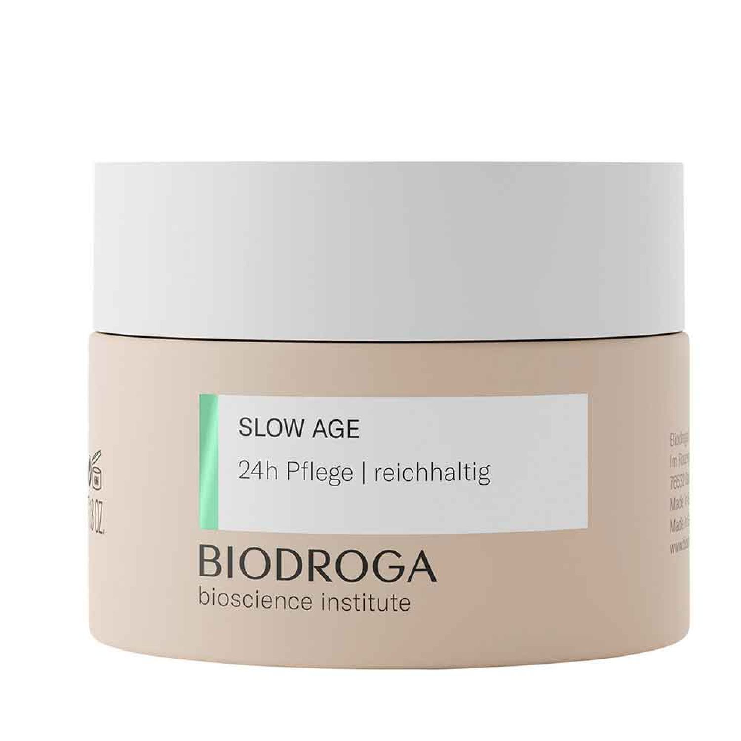 Biodroga Slow Age 24h Care Rich Vochtinbrengende Crème | Anti-aging