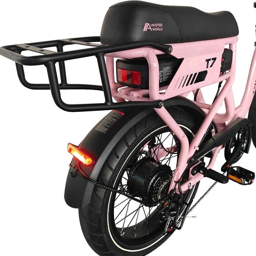 AVDL T7 Elektrische forenzenfiets met bagagedrager, 48V 18Ah accu