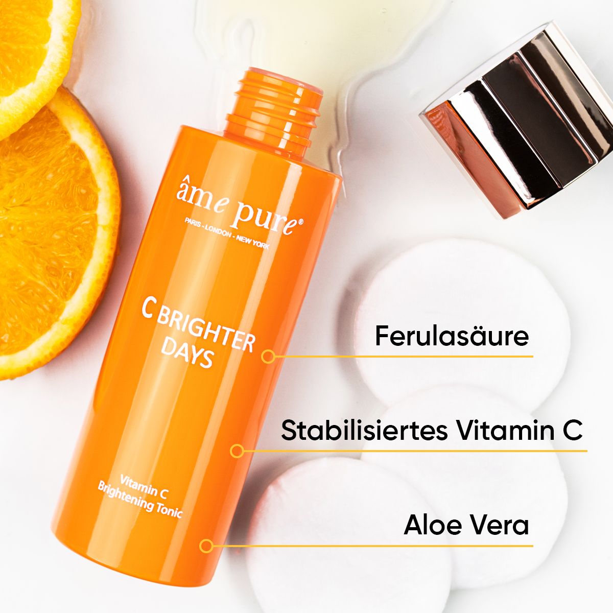 âme pure C-Brighter Days tonique hydratant à la vitamine C