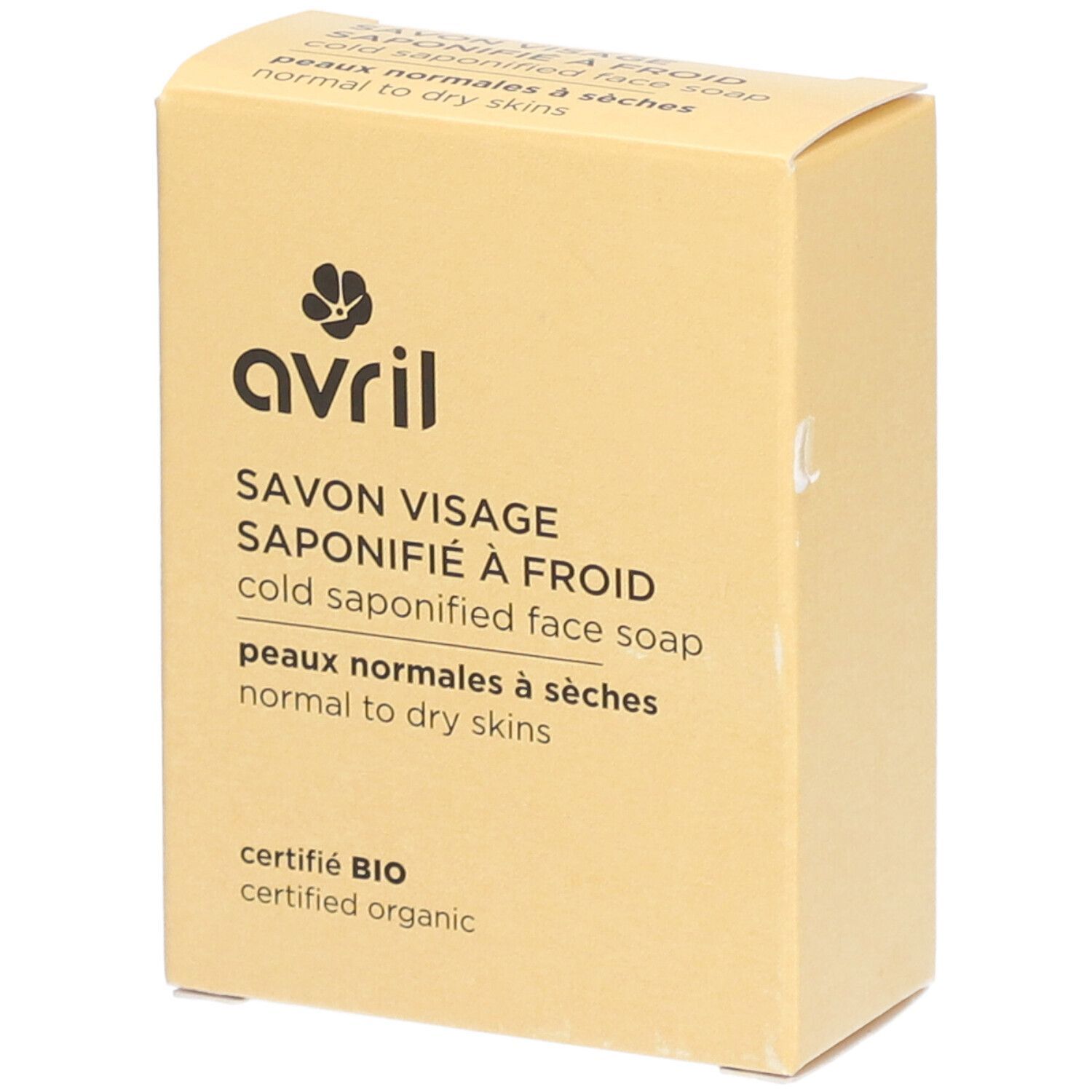 AVRIL Savon à froid visage Eclat