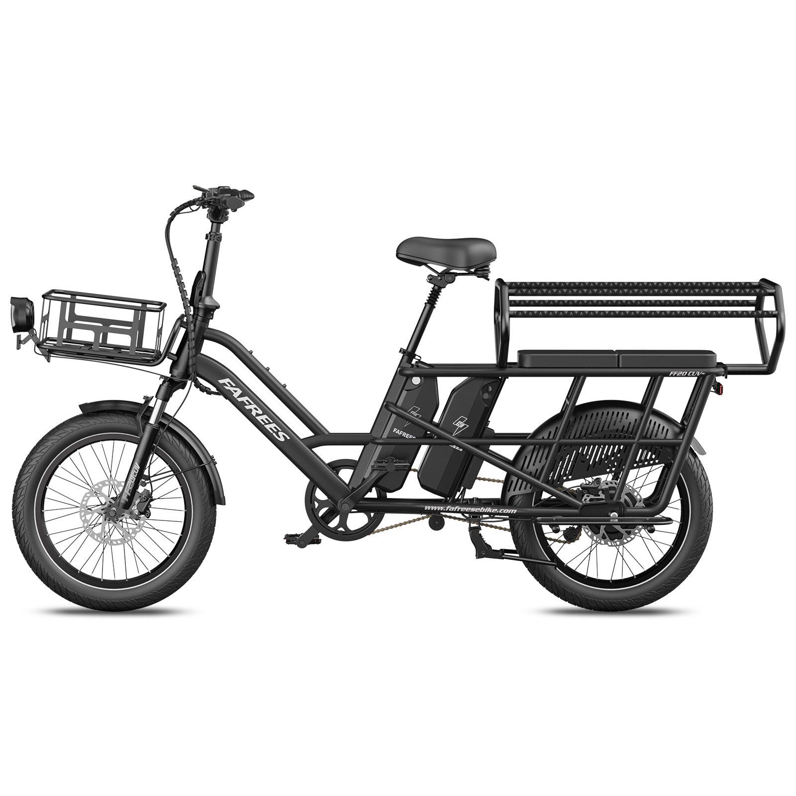 FAFREES FF20 CUV Vélo électrique modulable à longue queue – Double batterie 30 Ah