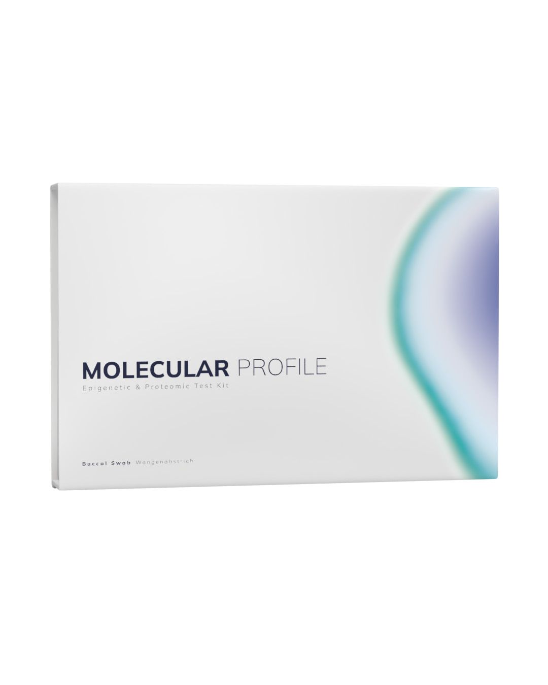 Emballage du kit de test biologique MoleQlar avec inscription 'MOLECULAR PROFILE'.