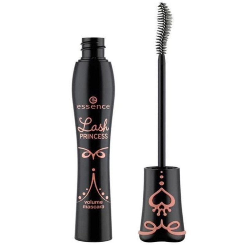 Flacon de mascara noir Essence Lash Princess avec applicateur.