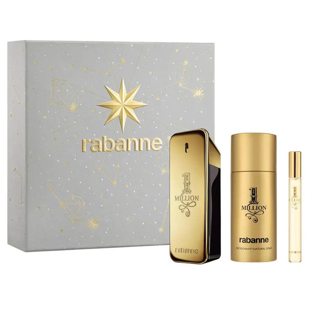 Rabanne - Coffret 1 Million - Eau de Toilette 100ml + 10ml + Déodorant 150ml