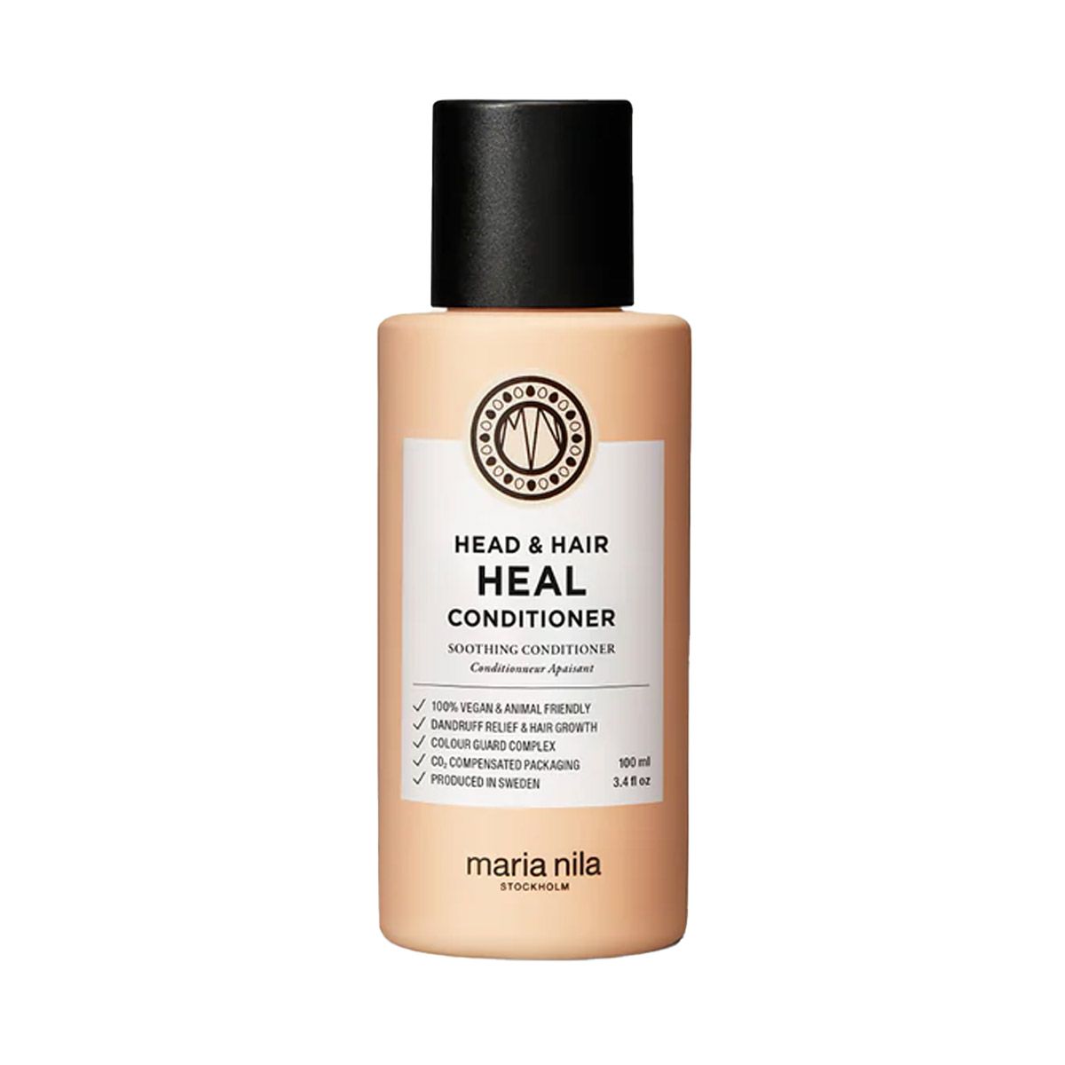 Maria Nila Pure Volume Hair Masque pot met zwart deksel, 250ml.