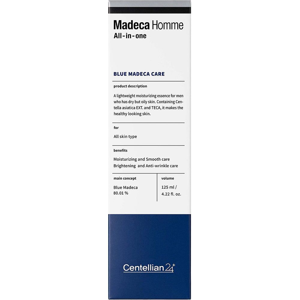 Centellian24 Madeca Homme All-in-One – lotion soin pour hommes à la Centella (TECA) et niacinamide