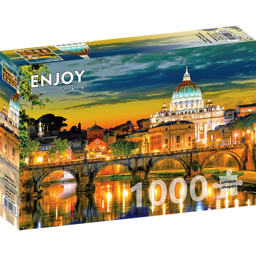 enjoy Puzzel St. Peter's Basiliek, Vaticaanstad 1000 delen