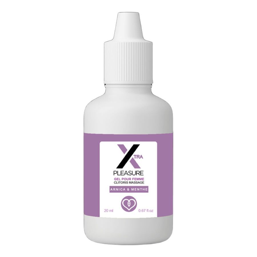 Fles Xtra Pleasure clitoris massagegel, 20 ml.