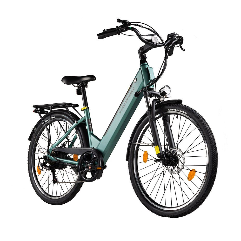 AVDL A32 Vélo électrique urbain 26 pouces, batterie amovible 36 V 12,8 Ah