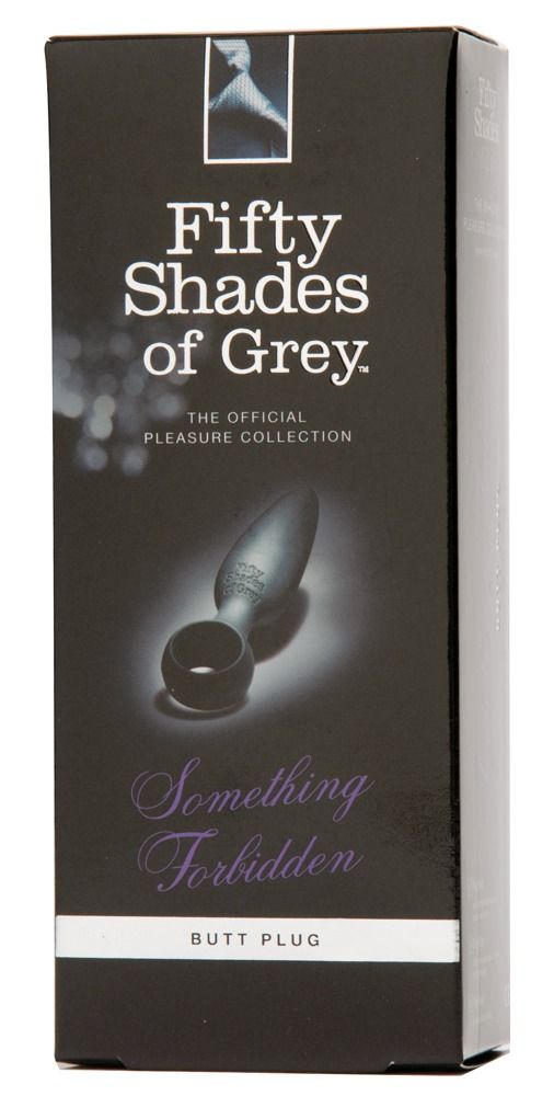Emballage de vente pour un bouchon anal Fifty Shades of Grey.