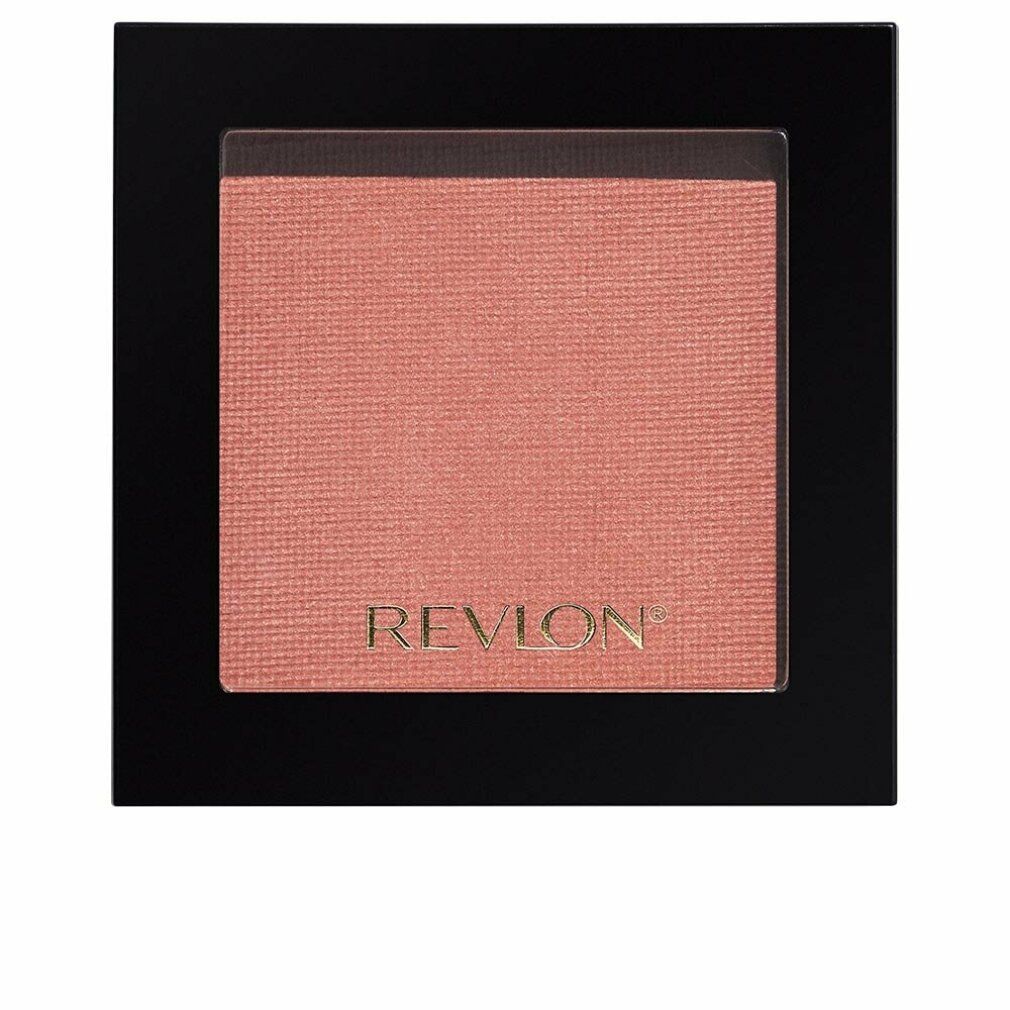 Revlon Powder Blush Stick in "Tickled Pink". Vierkante zwarte huls met roze blush.