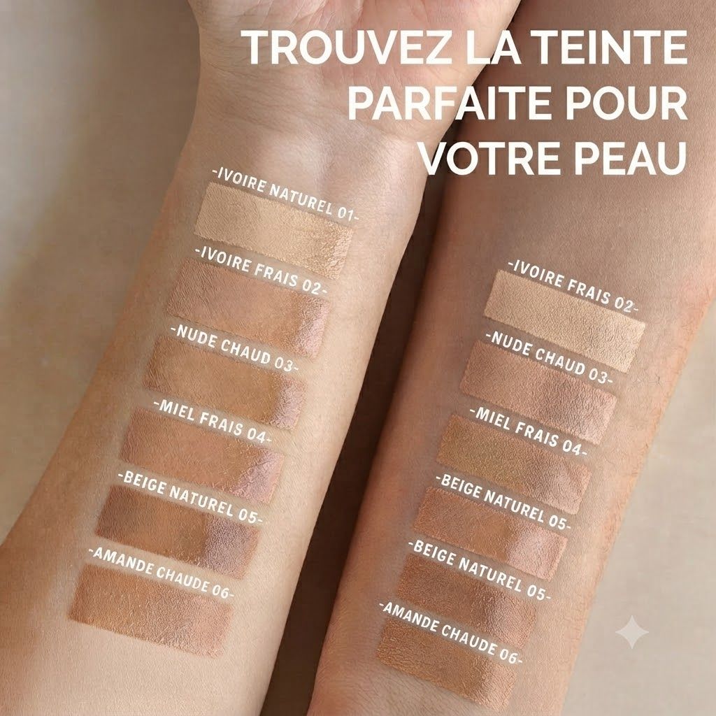 Flacon Lavera Hyaluron Liquid Foundation, Warm Nude 03, avec pompe et capuchon transparent.