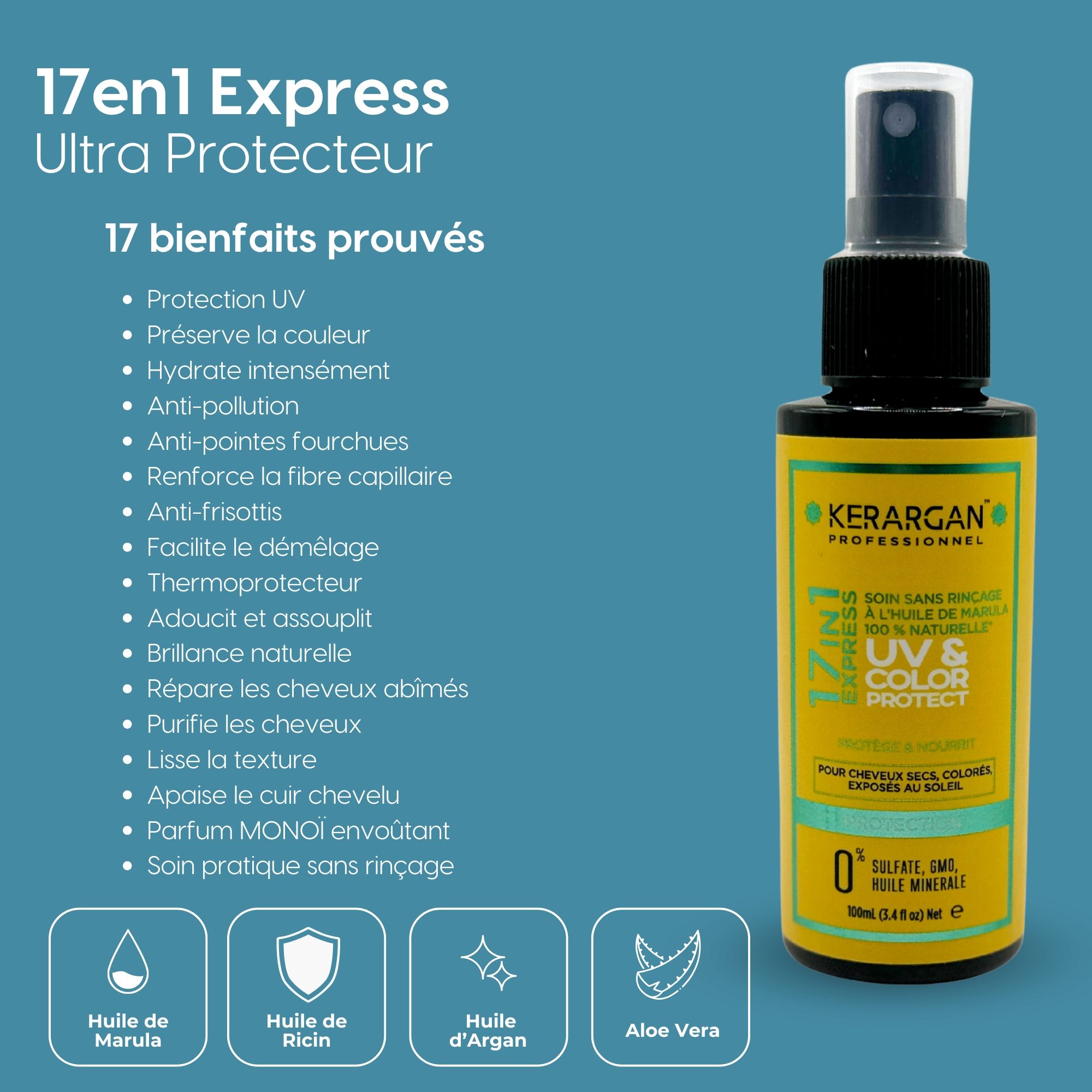 Kerargan - Protection UV Soin Complet Marula