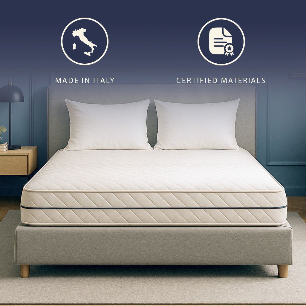 The White Stone Matras 120x200 met Pocketveren en Waterfoam | Hoogte 24 cm