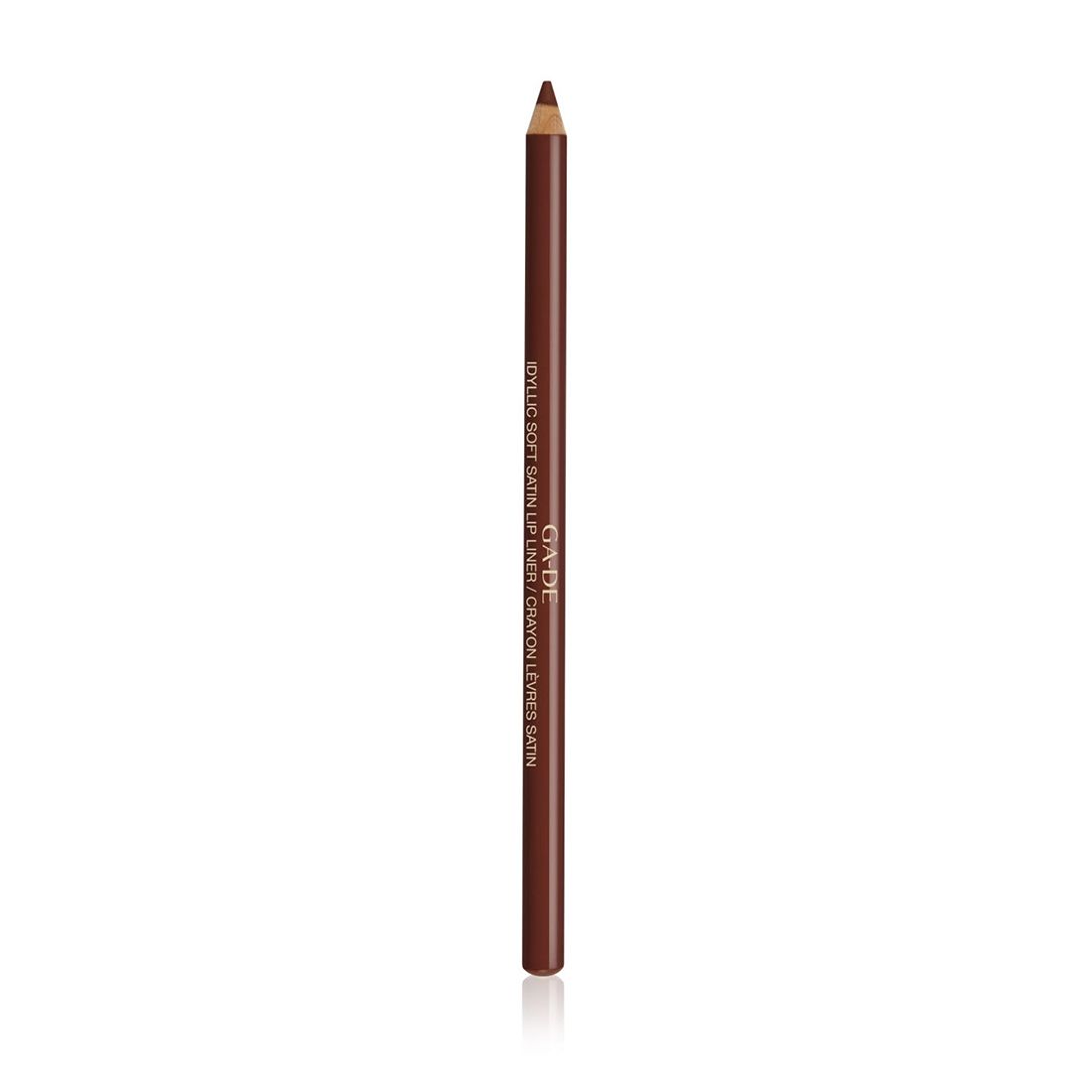 Crayon à lèvres brun. Inscription: Ga-De, Idyllic Soft Satin Lip Liner.