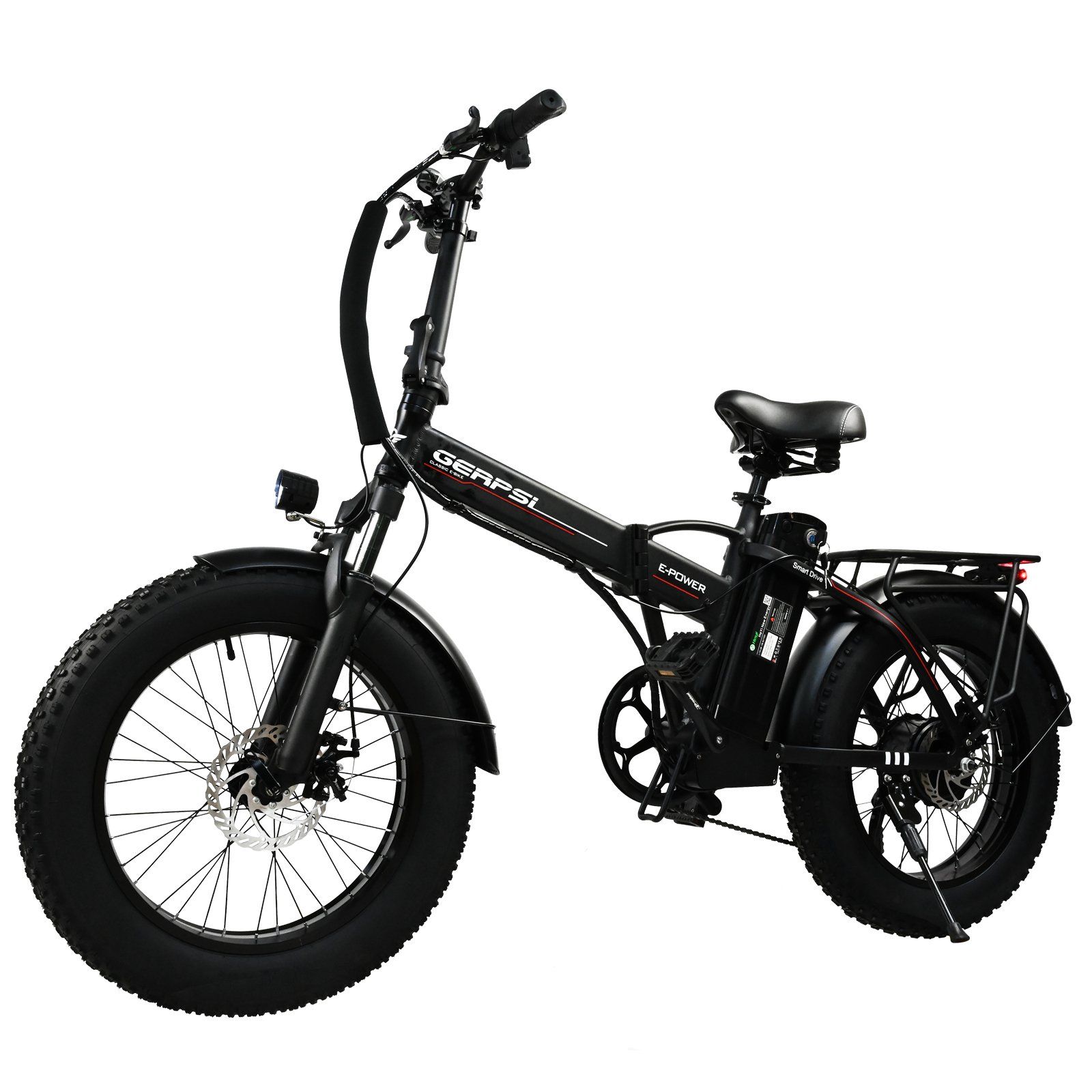 BAOLUJIE DZ2002 Elektrische fatbike voor volwassenen, 48V 16Ah verwijderbare accu