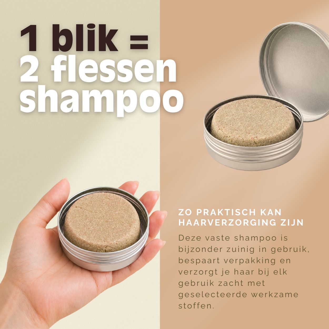 VitalizeNature Earth's Dew Shampoo Bar – Voor droog haar met ricinusolie