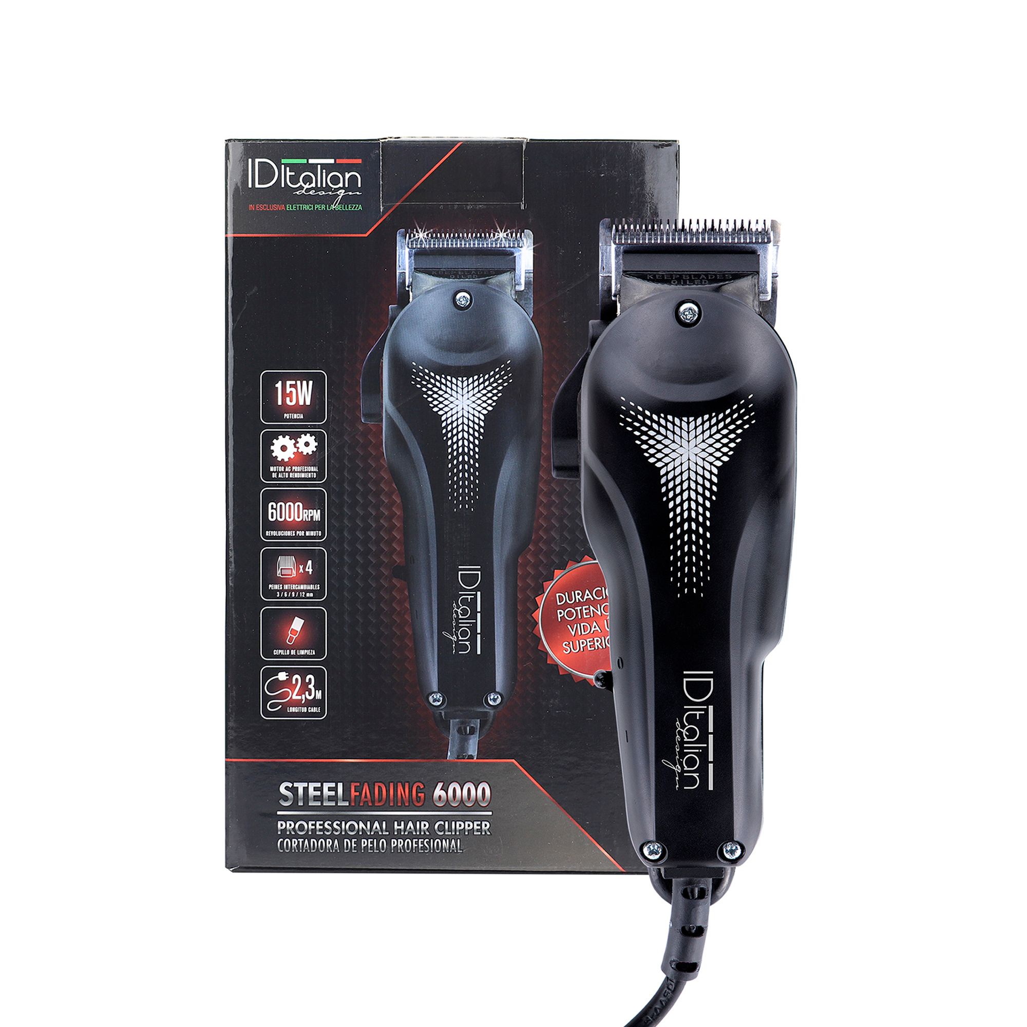 POSTQUAM Professionele tondeuse Steel Fading