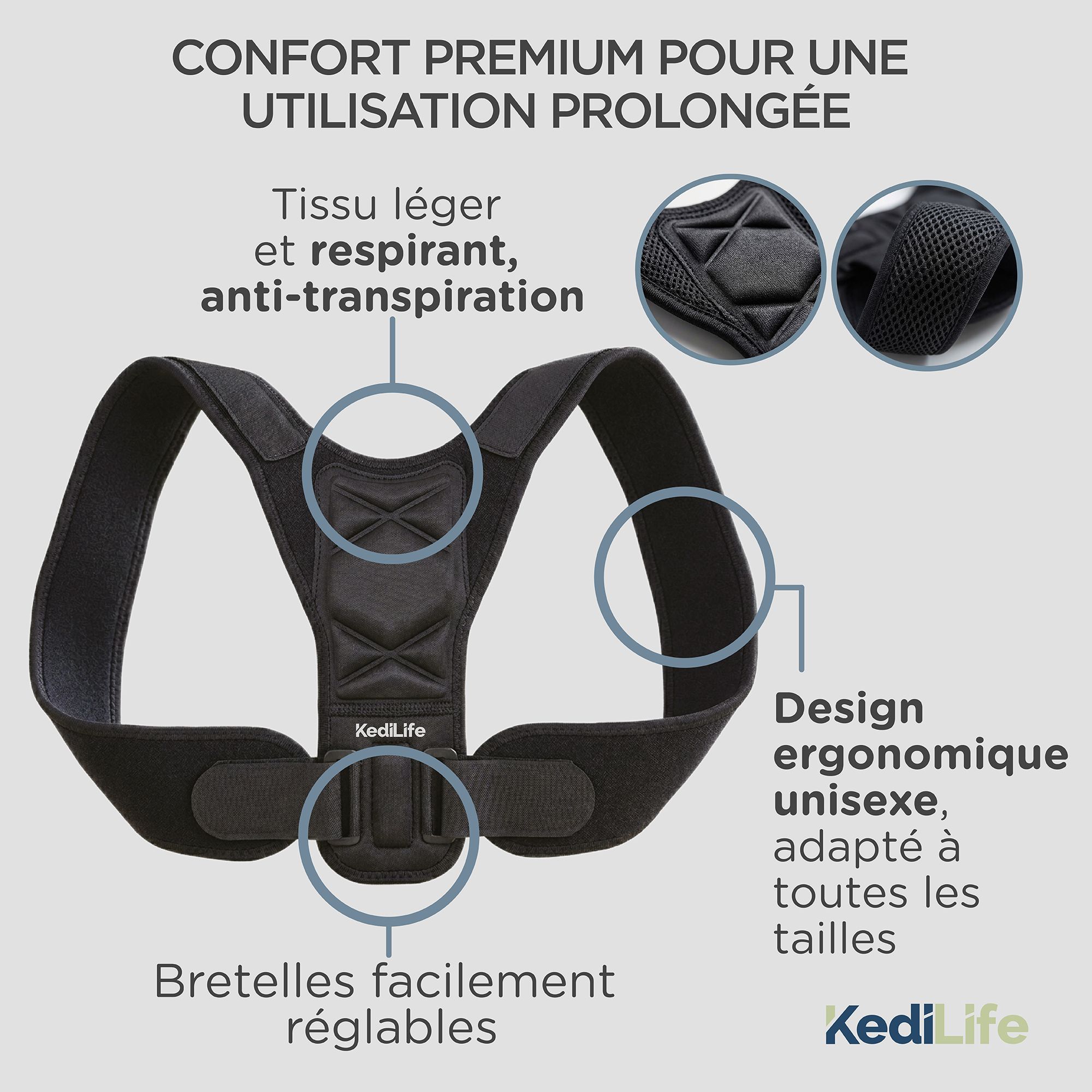 KediLife Correcteur de Posture