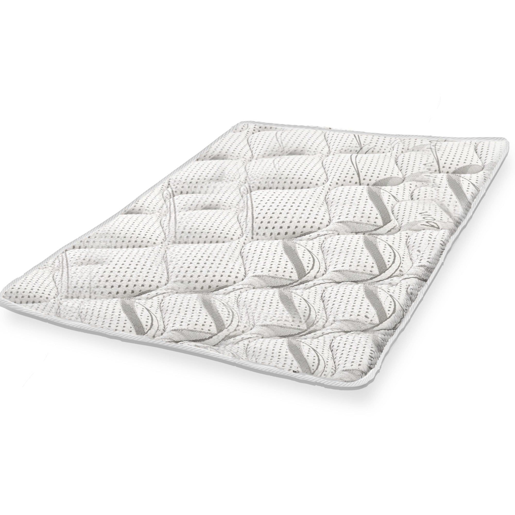 The White Stone Topmatras 130x190 ademend hoogte 5 cm | Ergonomische matraskorretor