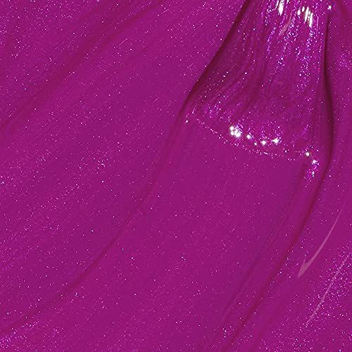 Close-up van roze nagellak met penseel. Glanzende textuur, kleurverloop.