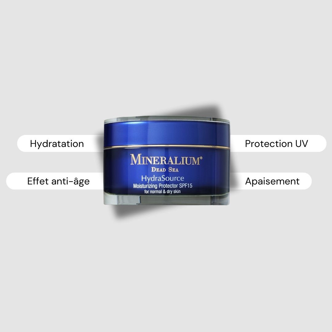 Mineralium - Crème hydratante SPF15 pour peau sèche