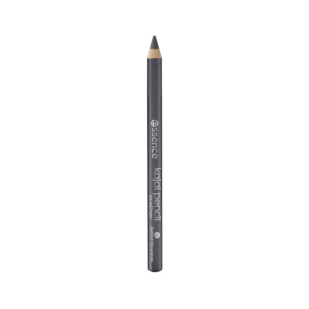 Crayon kajal gris avec pointe. Inscription: Essence Kajal Pencil Eyeliner.