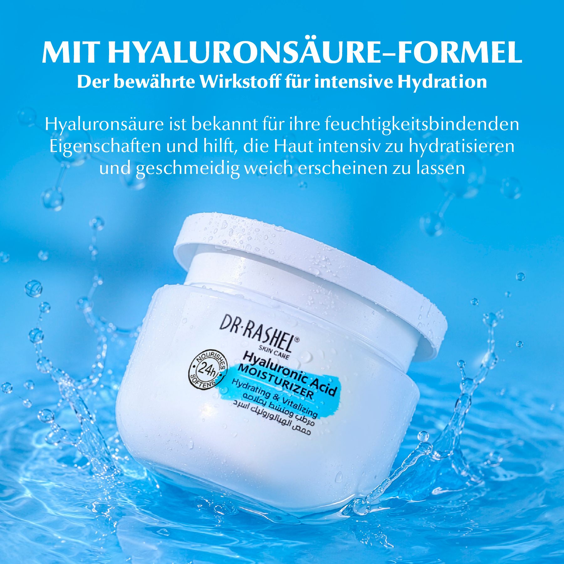 DR. RASHEL Crème de jour Crème pour le visage à l'acide hyaluronique
