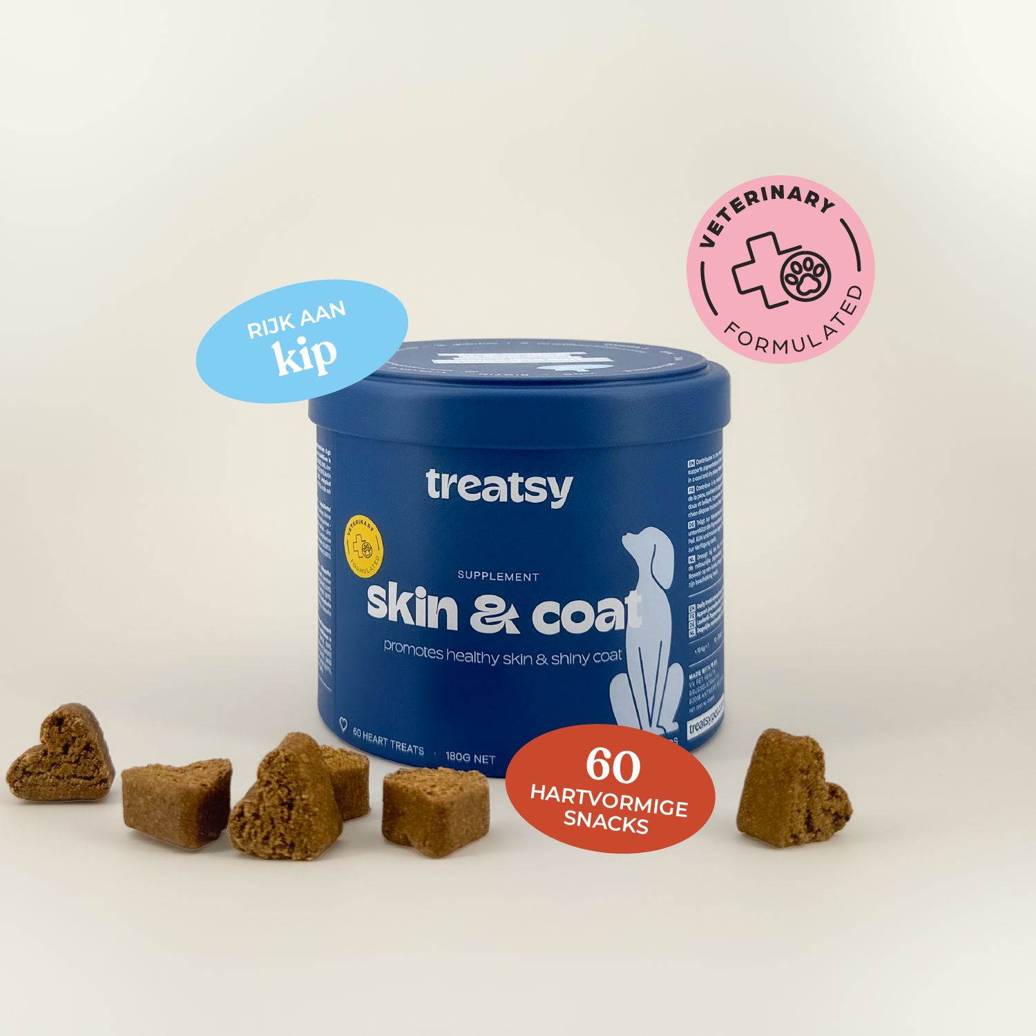 Treatsy Voedingssupplement – Huid & Vacht voor honden