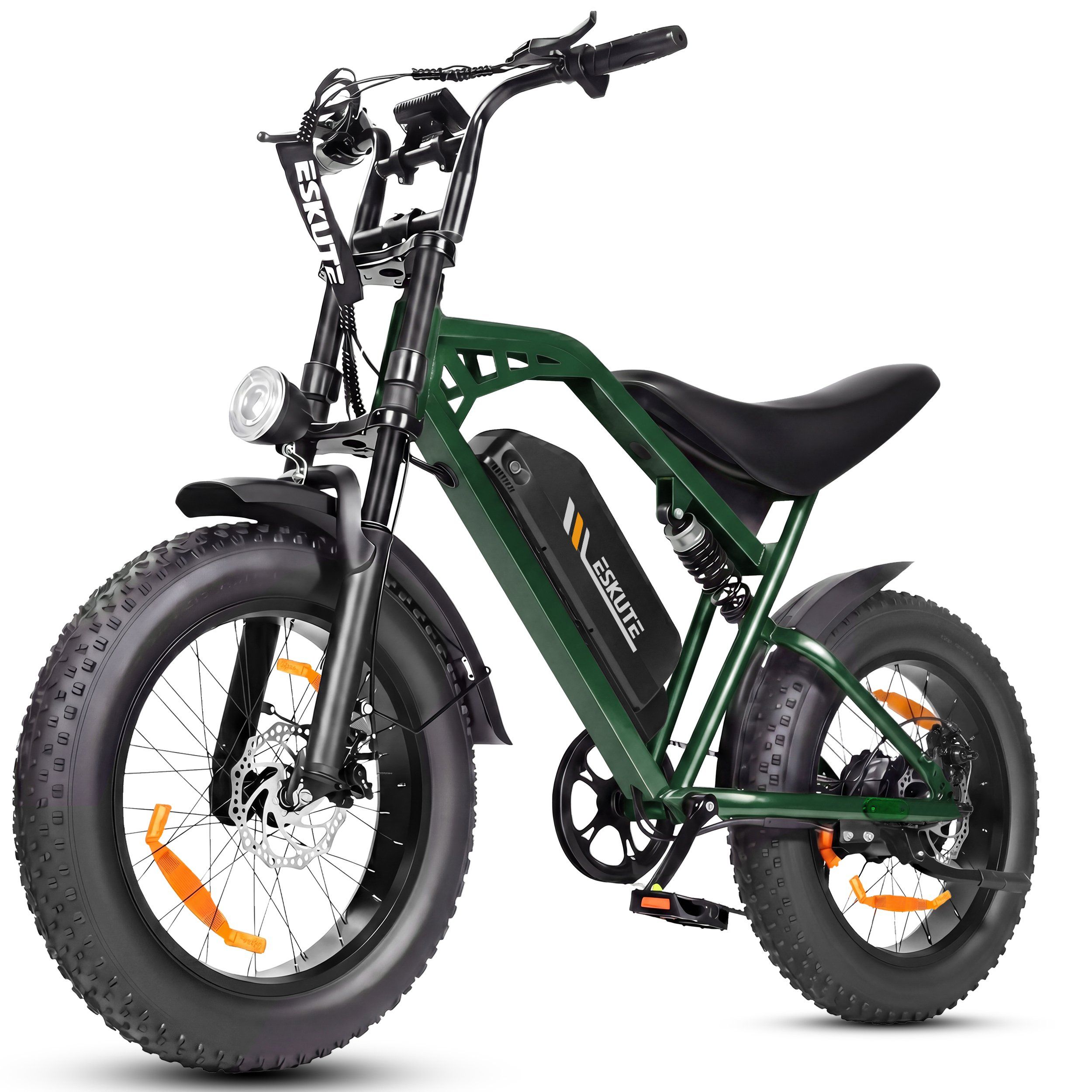 ESKUTE V202 Vélo électrique tout-terrain, batterie 48 V 20,8 Ah