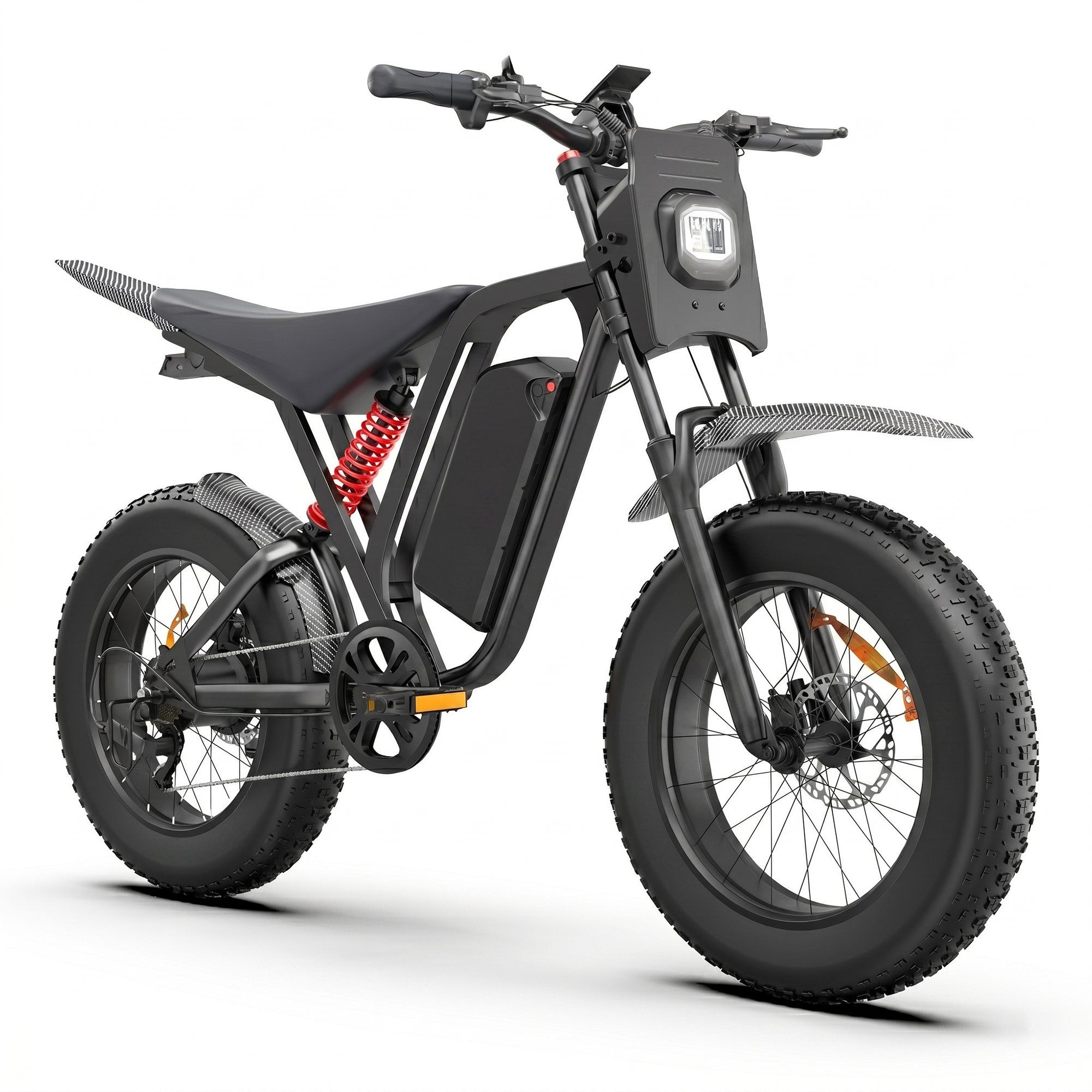 BLUVALL R700 Vélo électrique tout-terrain, batterie 52 V 25 Ah