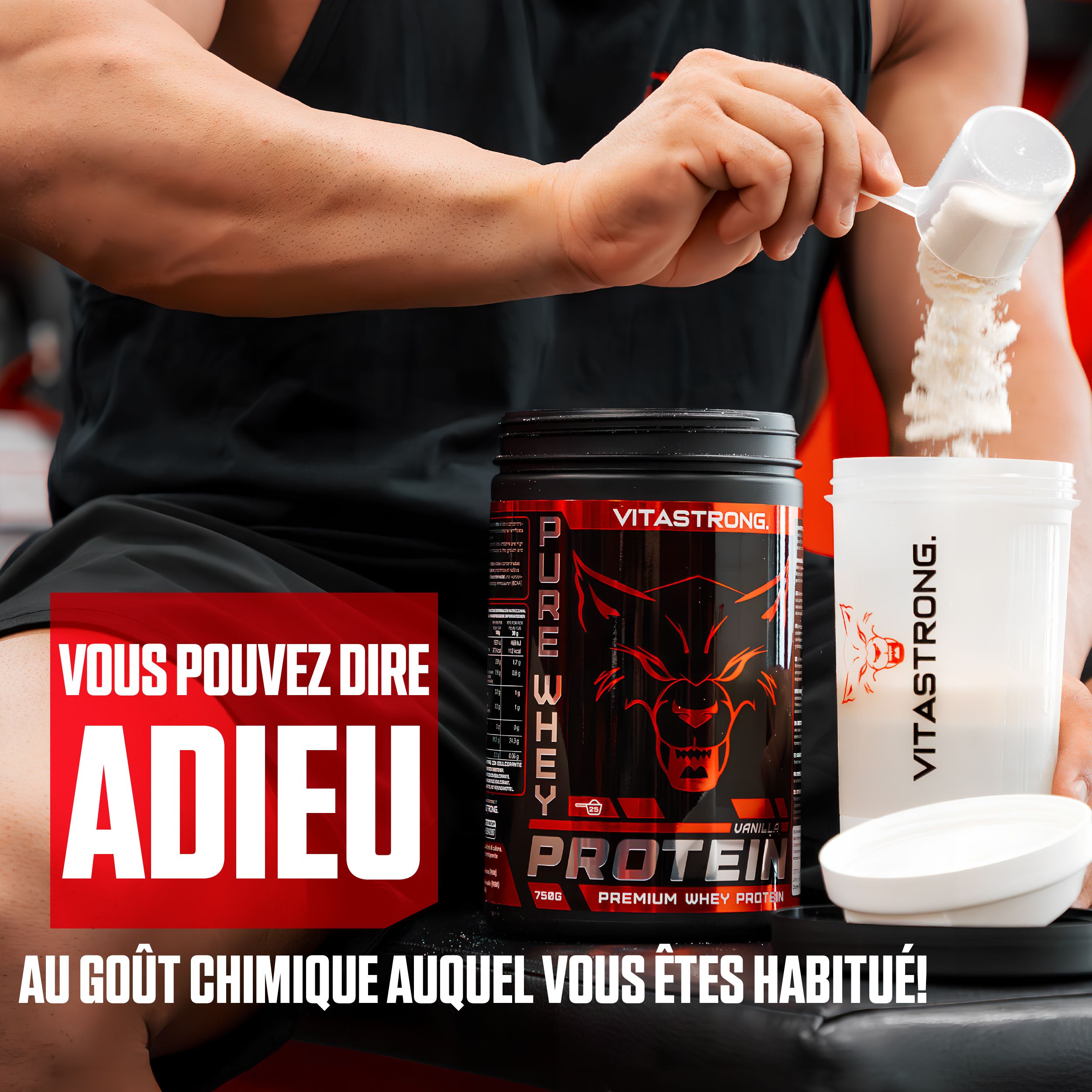 Vitastrong Pure Whey Protein - Vanille