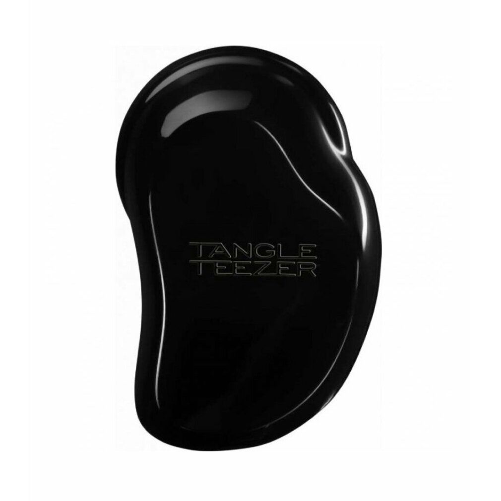 Zwarte haarborstel. Opschrift "TANGLE TEEZER".