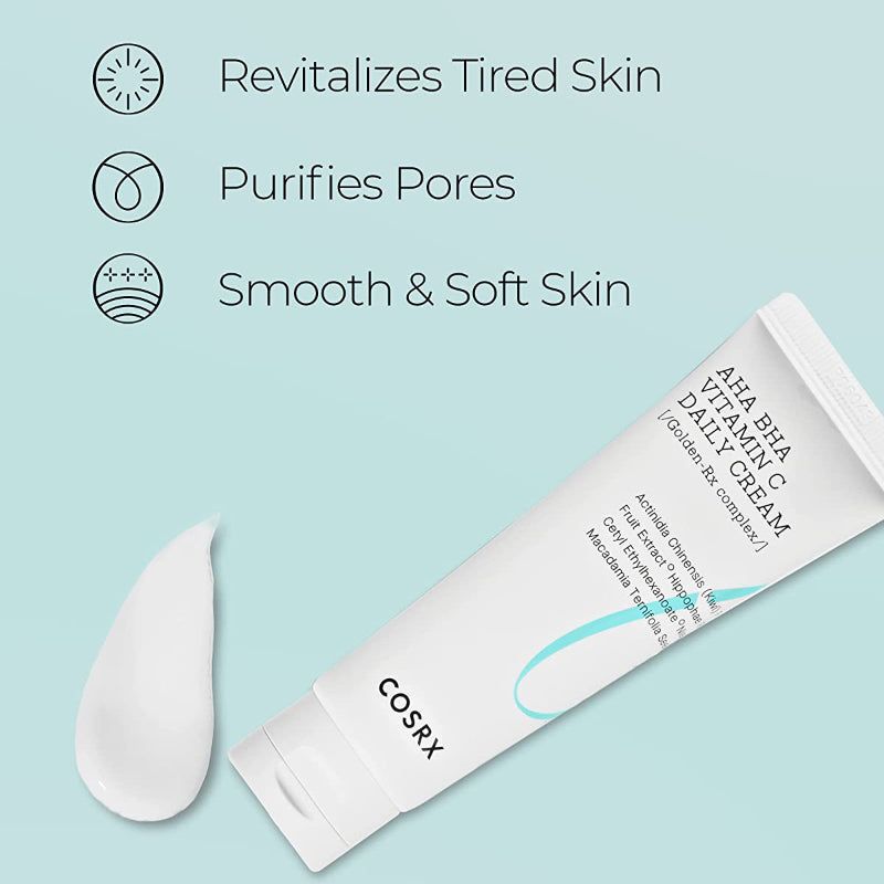 Tekst met voordelen: Huidproblemen: Doffe huid, ruwe huid, donkere vlekken. Goed voor: Verzachten, Zuiveren, Revitaliseren.