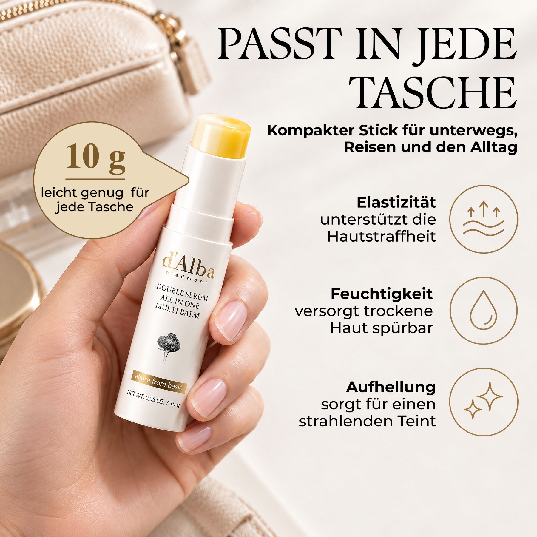 d'Alba Gezichtsbalsem Anti-rimpelserum Vitamine C Collageen Witte Truffel