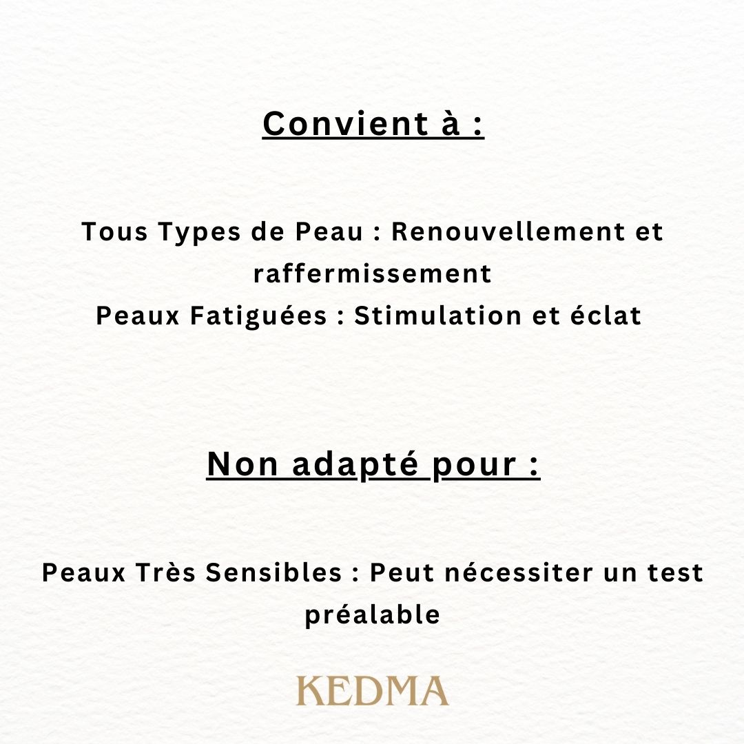 Kedma - Peeling Visage à l'Or 24K et aux Minéraux de la Mer Morte