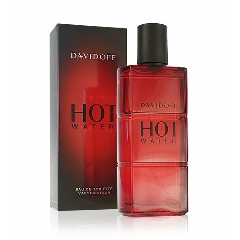 Flacon et emballage Davidoff Hot Water Eau de Toilette.