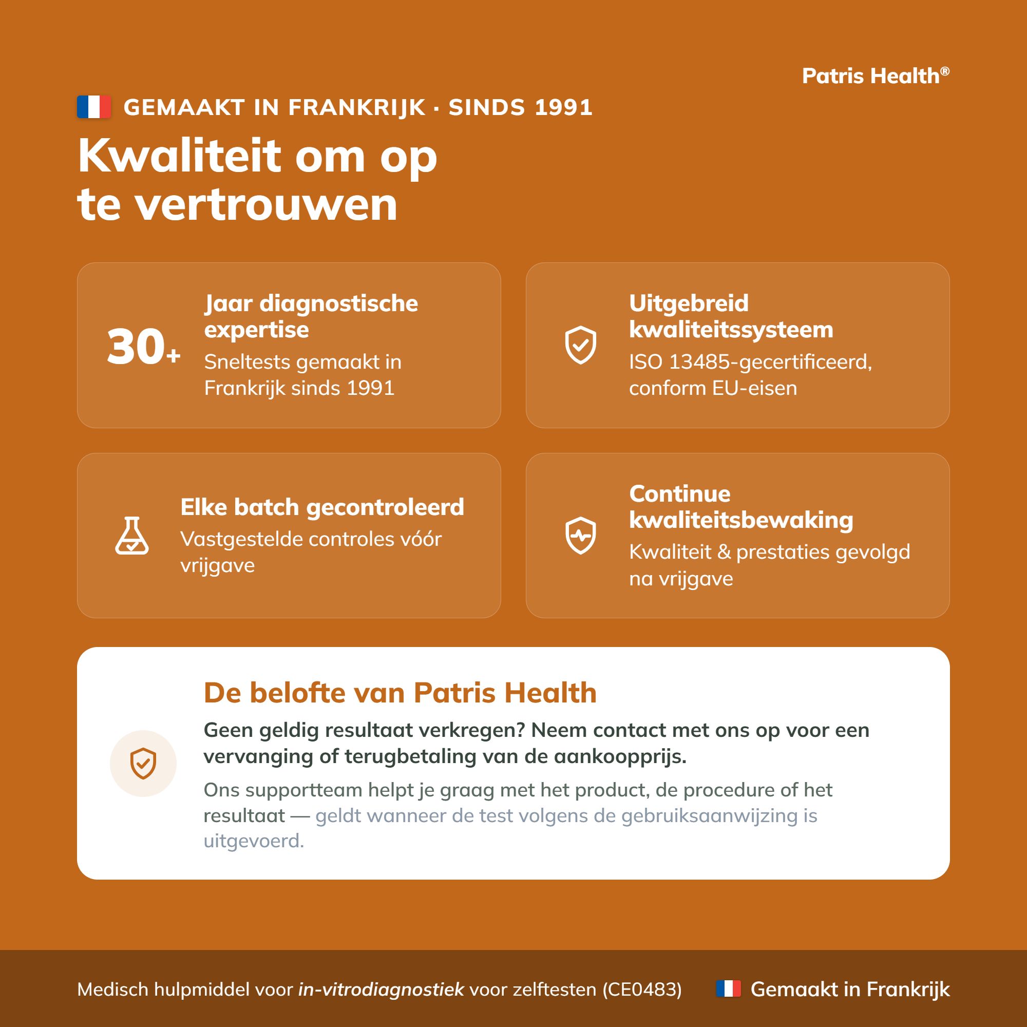 Nederlandse versie: Kwaliteit en vertrouwen in de Calprotectin-test.