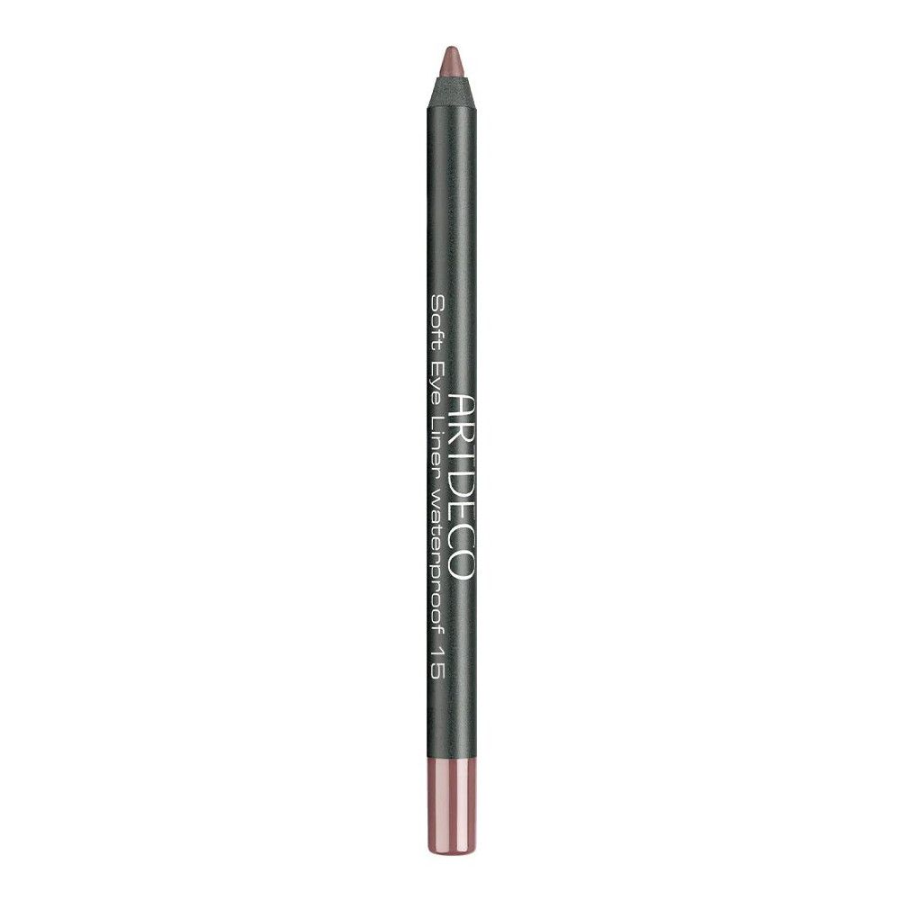 Crayon eyeliner brun. Corps noir avec texte blanc: ARTDECO Soft Eye Liner waterproof 15.