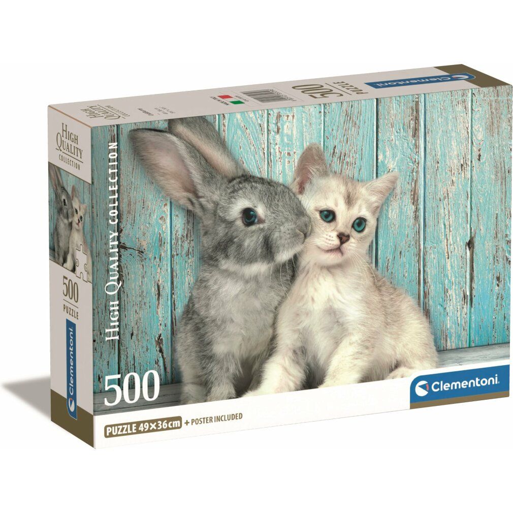 clementoni Puzzelpaard en haas 500 delen